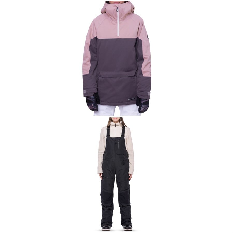 686 Upton Insulated Anorak + Geode Thermagraph Bibs - Women's 2024