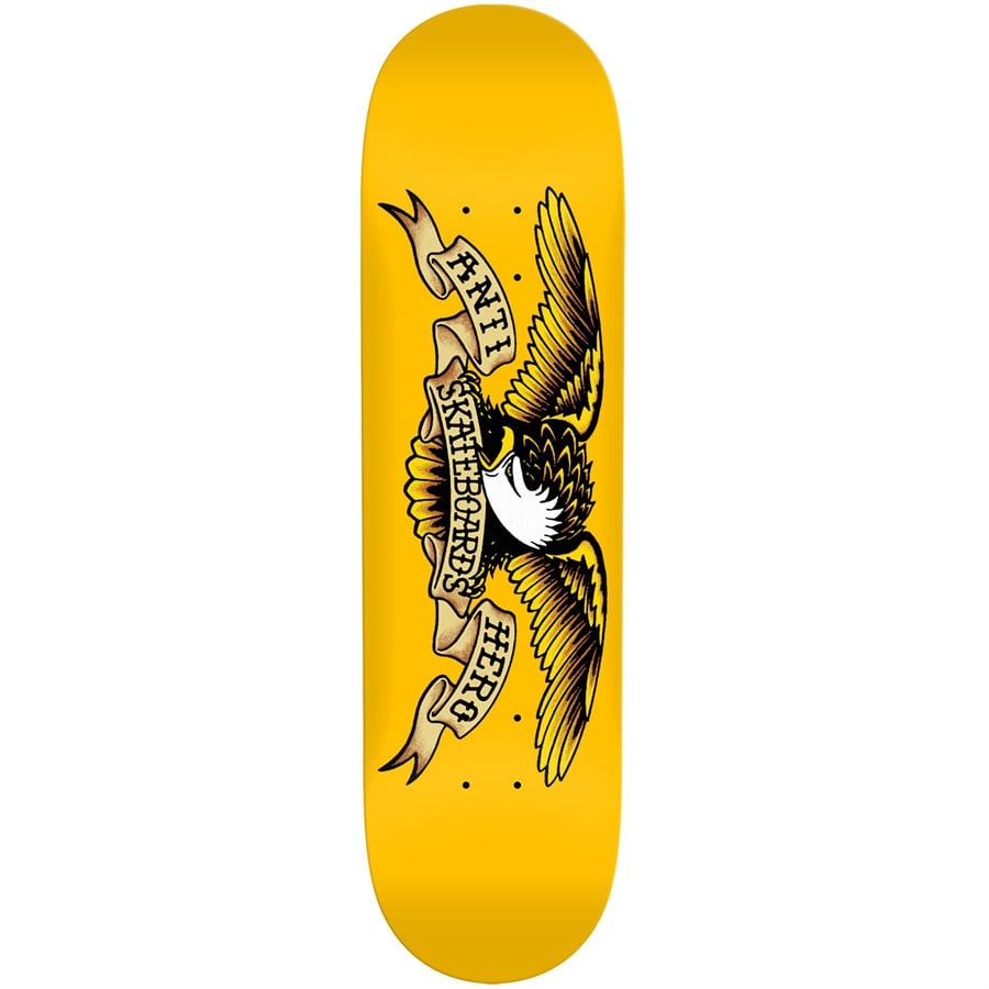 Anti Hero Eagle Yellow DBX 8.25 Skateboard Deck
