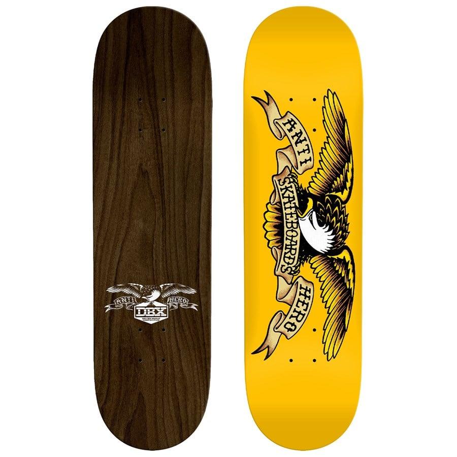 Anti Hero Eagle Yellow DBX 8.25 Skateboard Deck