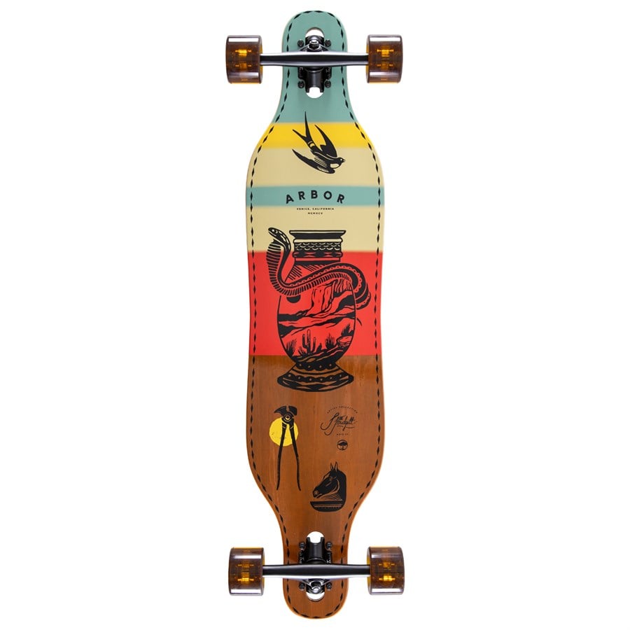 Arbor Axis Artist Jess Mudgett Longboard Complete
