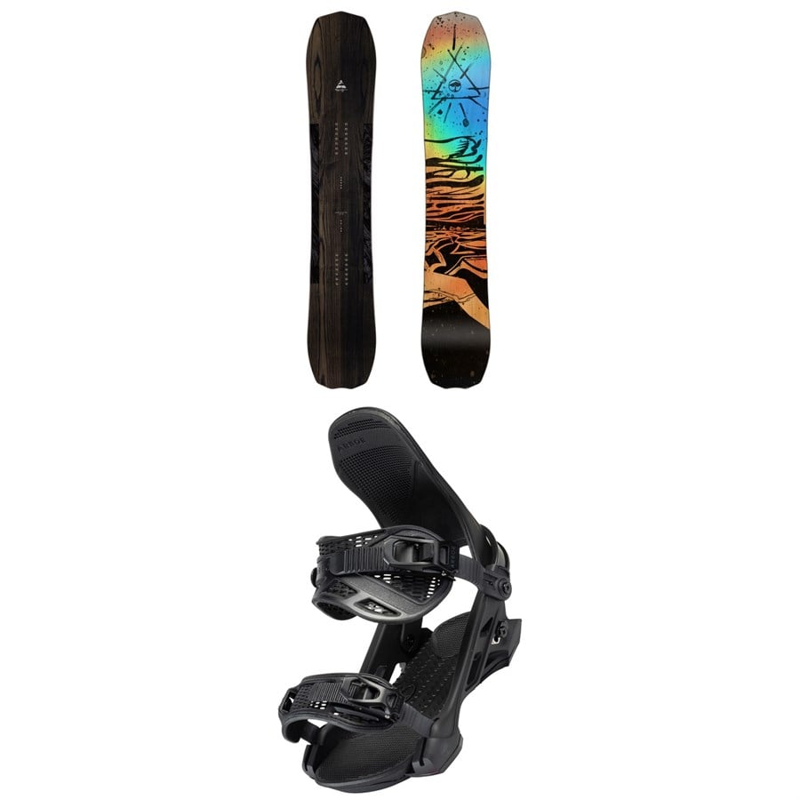 Arbor Bryan Iguchi Pro Snowboard 2025 + Hemlock Snowboard Bindings 2024