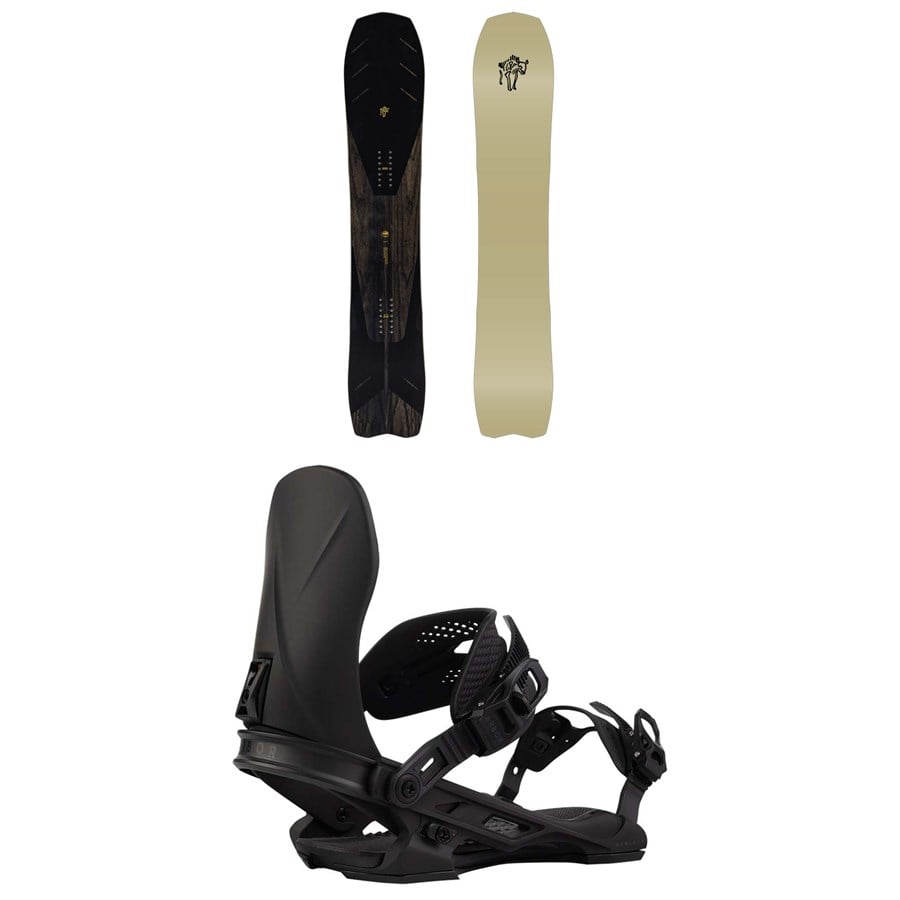 Arbor Bryan Iguchi Pro Snowboard + Hemlock Snowboard Bindings 2026