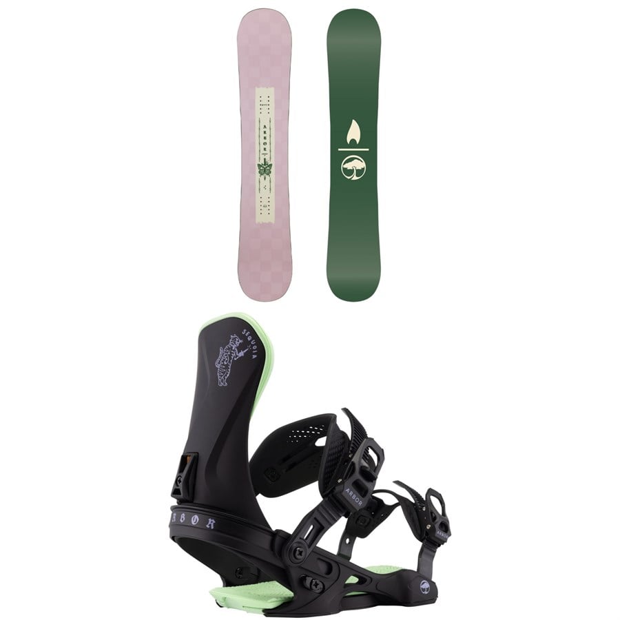 Arbor Cadence Snowboard + Sequoia Snowboard Bindings - Women's 2026