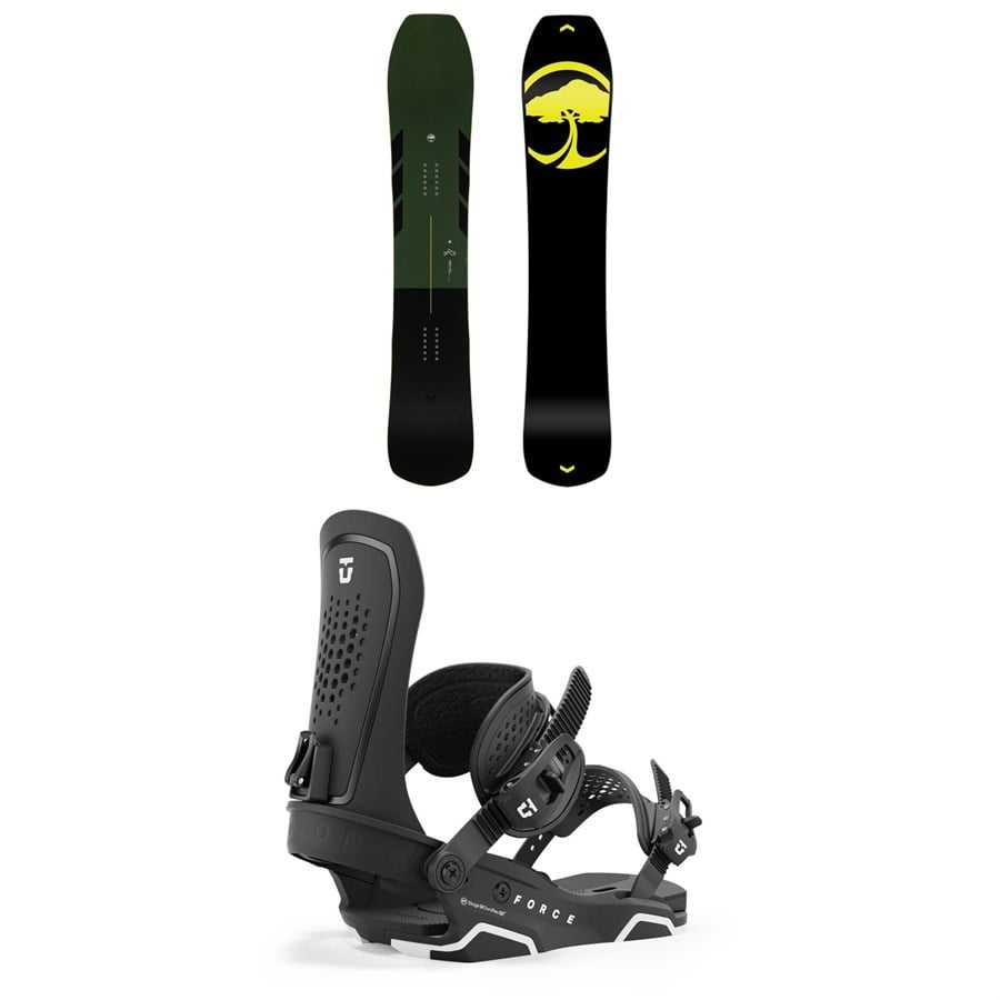 Arbor Coda Snowboard + Union Force Snowboard Bindings 2025