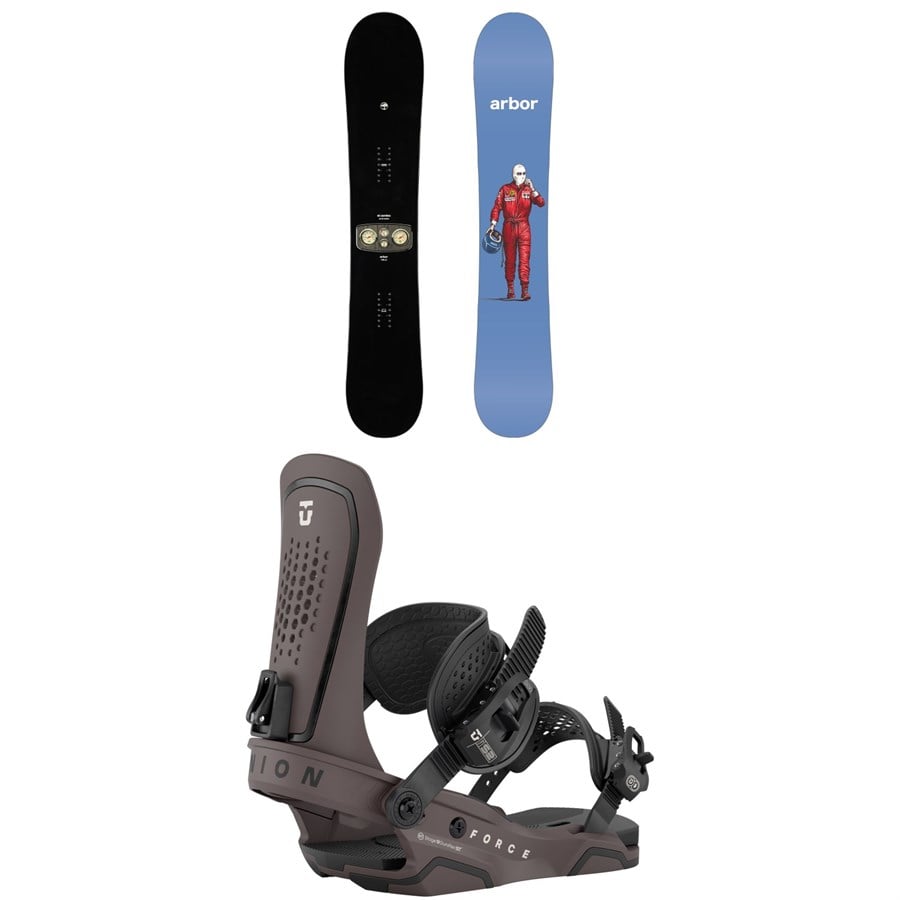 Arbor El Camino Snowboard + Union Force Snowboard Bindings 2026