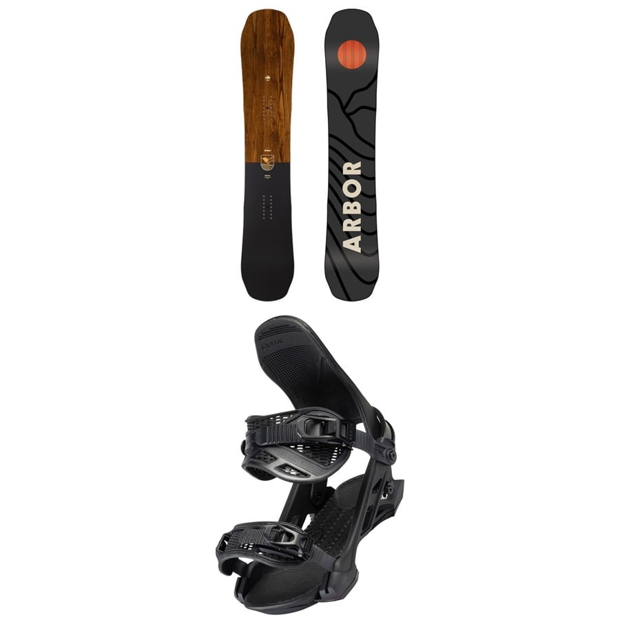 Arbor Element Snowboard 2025 + Hemlock Snowboard Bindings 2024
