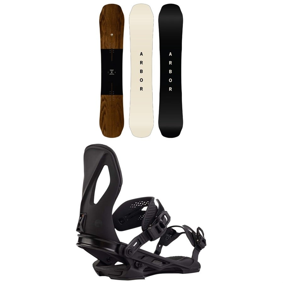 Arbor Element Snowboard + Cypress Snowboard Bindings 2026