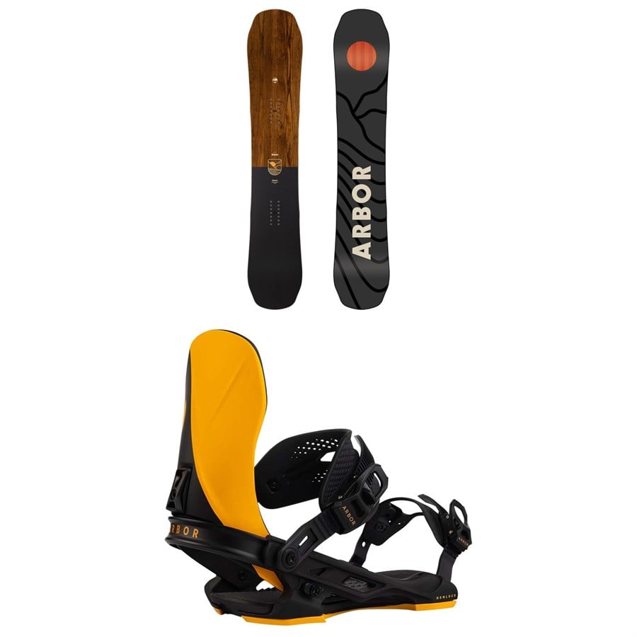 Arbor Element Snowboard + Hemlock Snowboard Bindings 2025