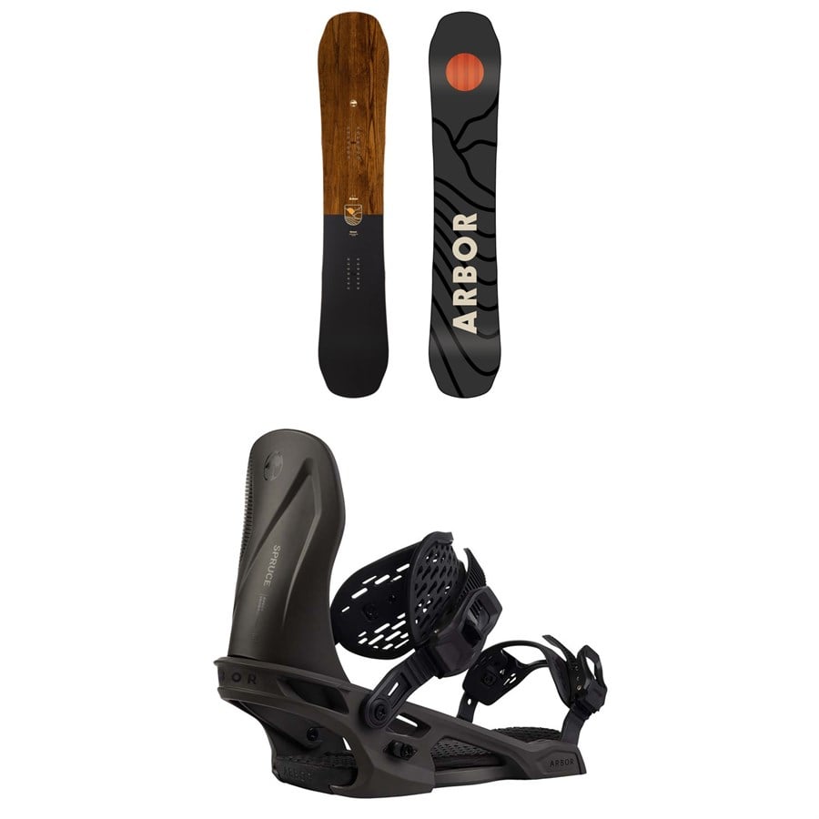 Arbor Element Snowboard + Spruce Snowboard Bindings 2025