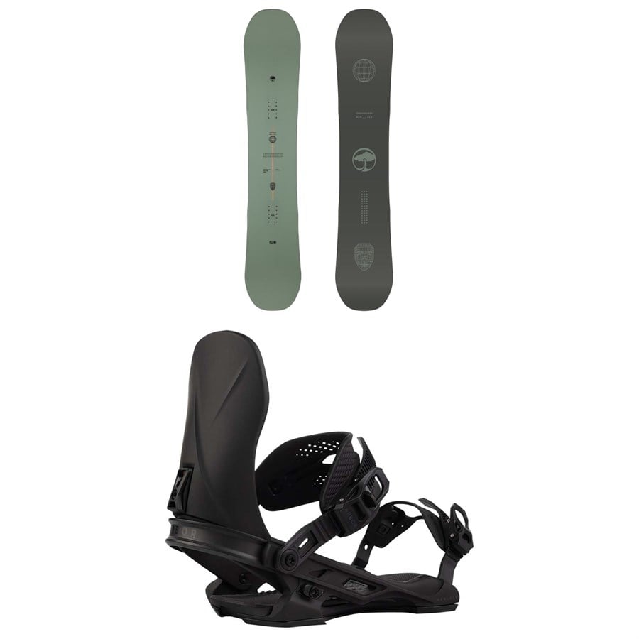 Arbor Formula Decon Snowboard + Hemlock Snowboard Bindings 2026