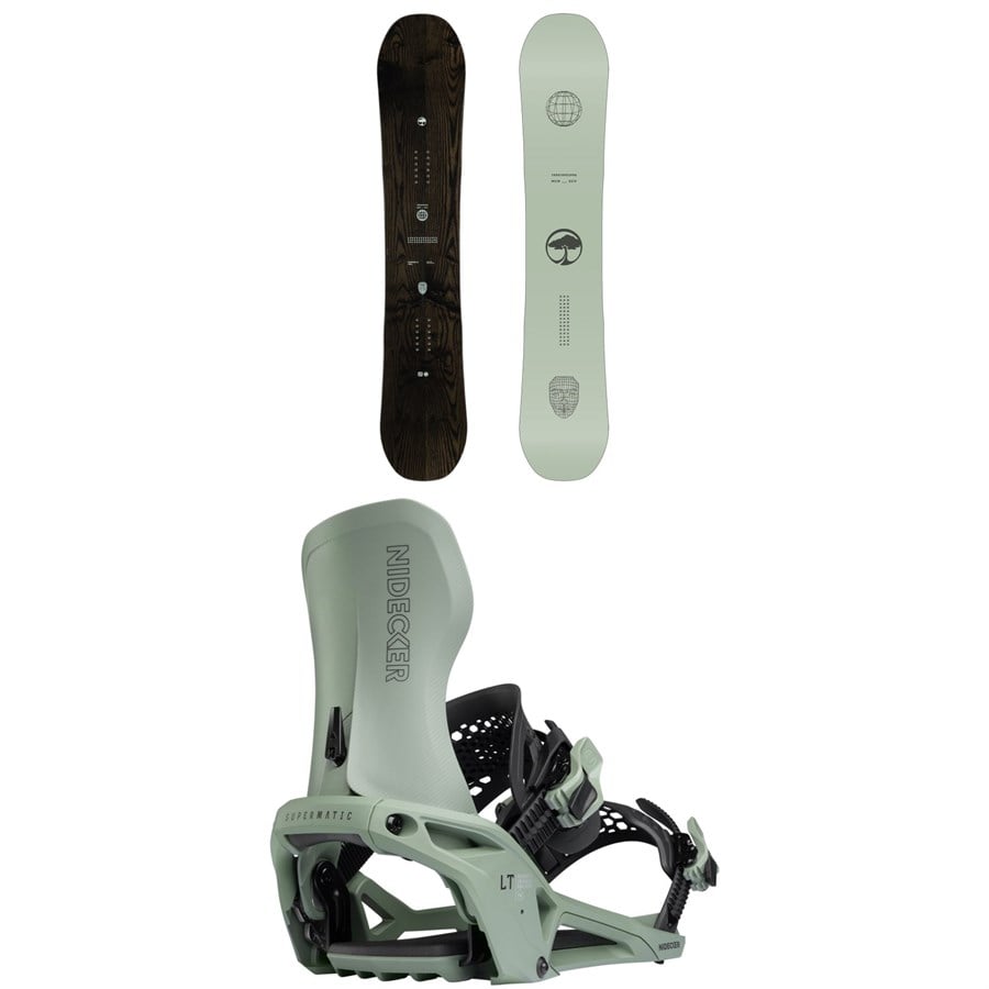 Arbor Formula Snowboard + Nidecker LT Supermatic Snowboard Bindings 2026