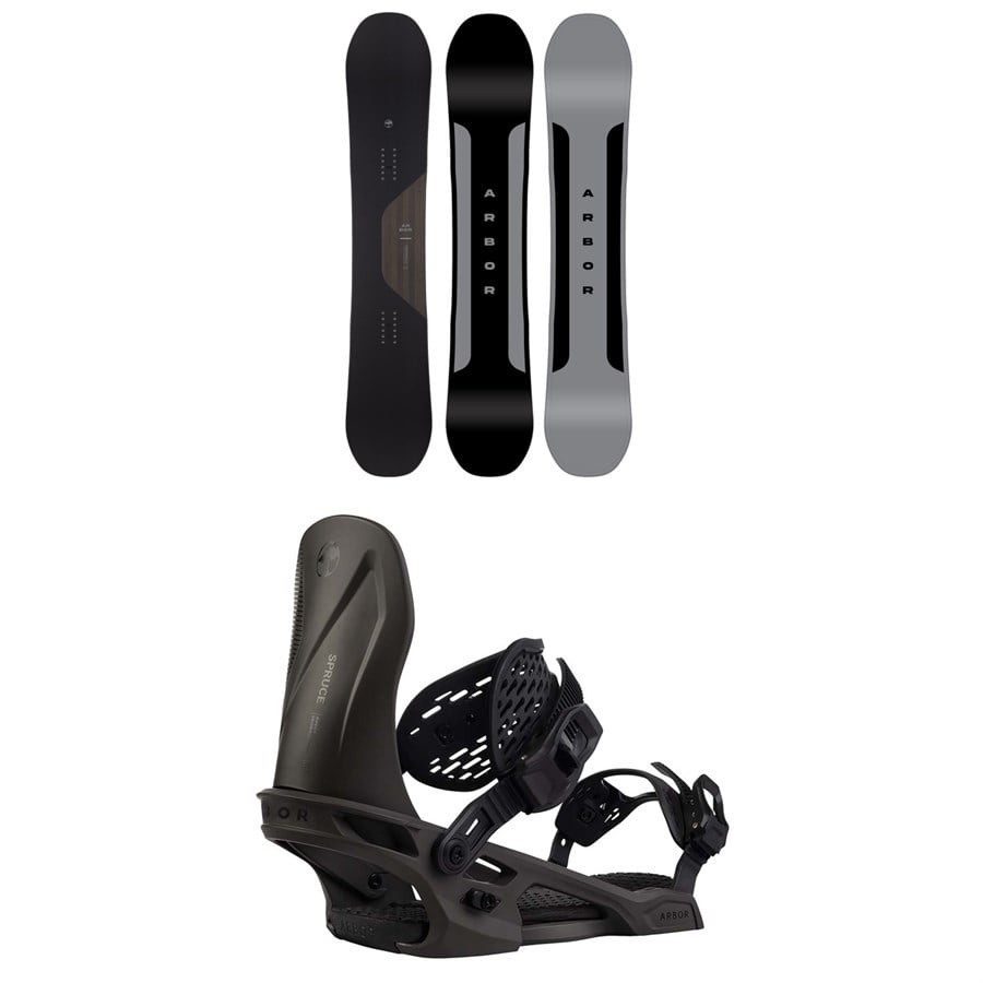Arbor Formula Snowboard + Spruce Snowboard Bindings 2025