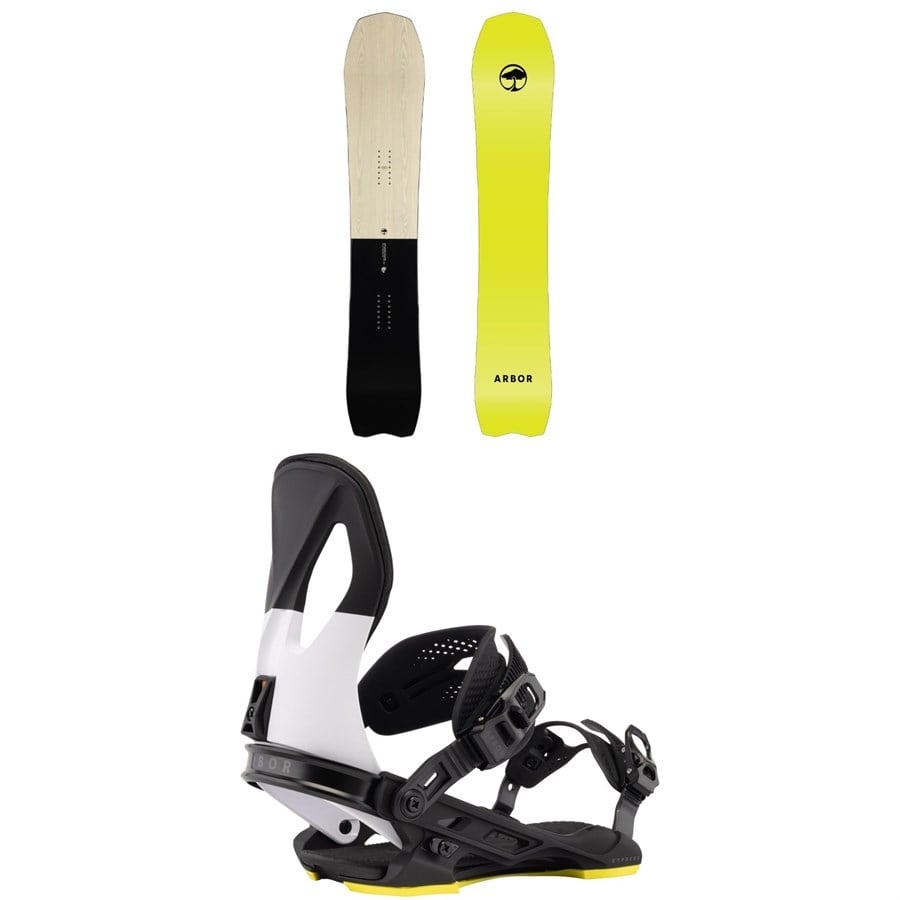 Arbor GPS Snowboard + Cypress Snowboard Bindings 2026