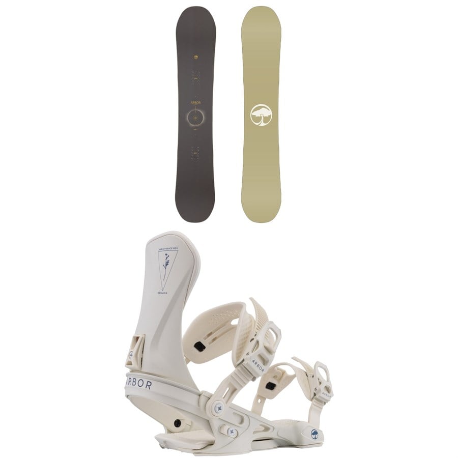 Arbor Mantra Decon Snowboard + Sequoia Snowboard Bindings - Women's 2026