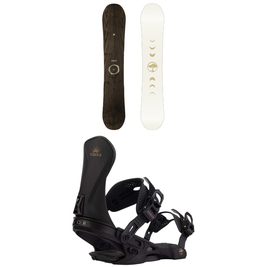 Arbor Mantra Snowboard + Sequoia Snowboard Bindings - Women's 2026