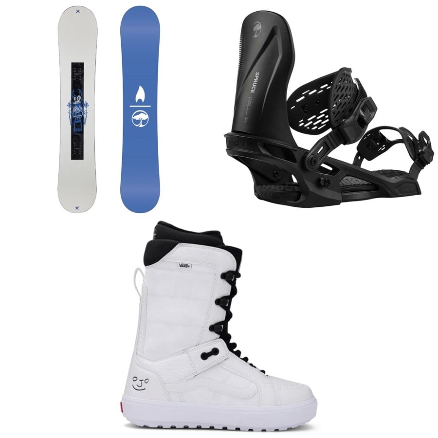 Arbor Metal Machine Decon Snowboard + Spruce Snowboard Bindings + Vans Hi Standard OG Snowboard Boots 2026