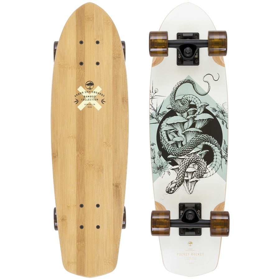 Arbor Pocket Rocket Bamboo Cruiser Skateboard Complete