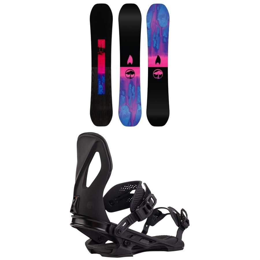 Arbor Rain Snowboard + Cypress Snowboard Bindings 2026