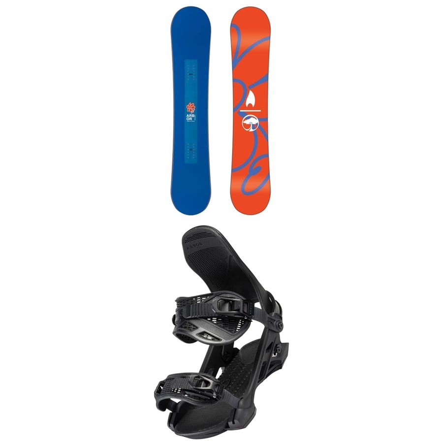 Arbor Relapse Snowboard 2025 + Hemlock Snowboard Bindings 2024
