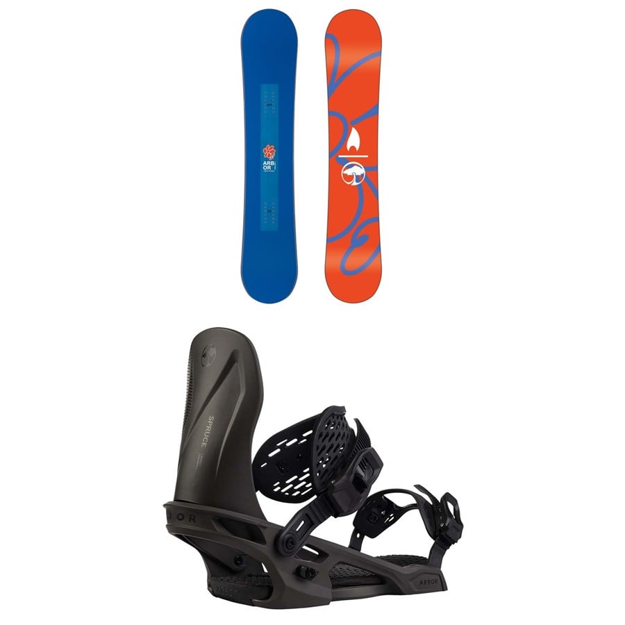 Arbor Relapse Snowboard + Spruce Snowboard Bindings 2025