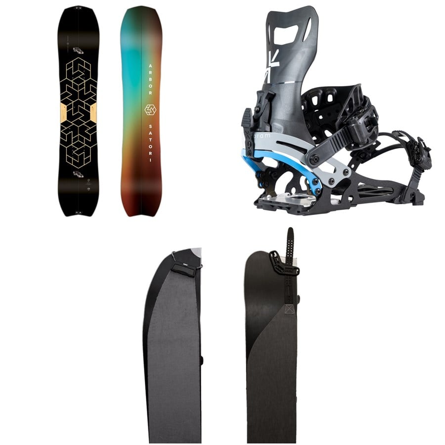 Arbor Satori Splitboard Splitboard + Karakoram Nomad + Split Interface Splitboard Bindings + Smart Skins