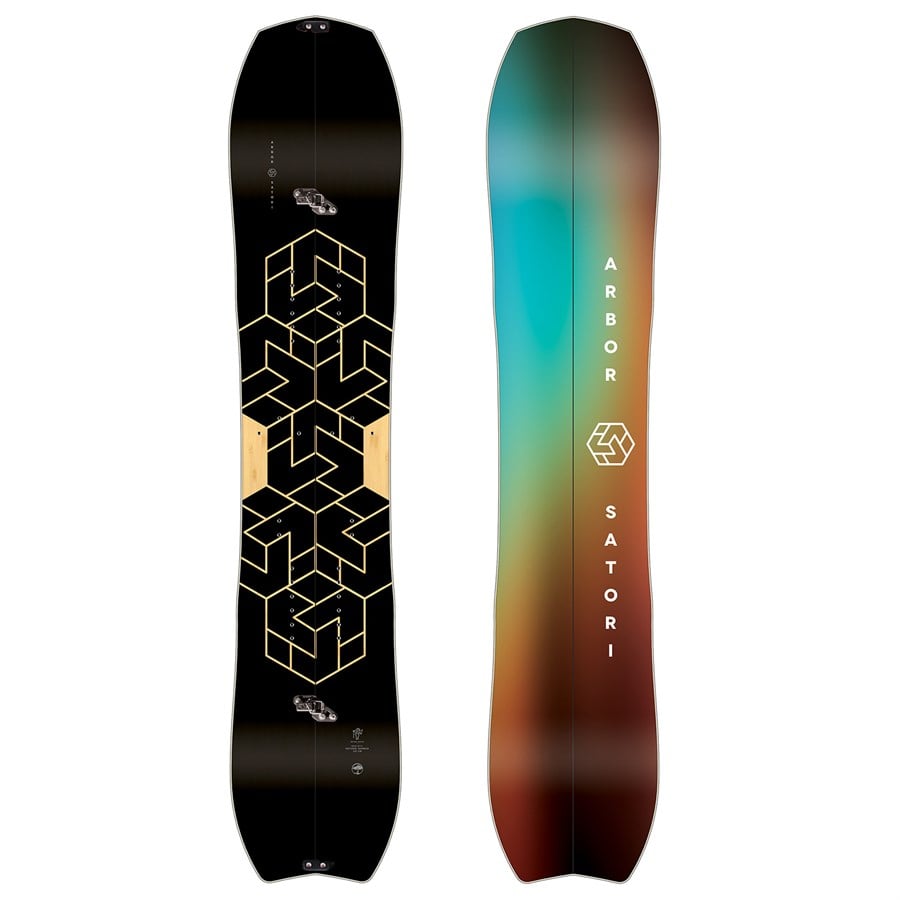 Arbor Satori Splitboard Splitboard + Union Explorer Splitboard Bindings + Evo X Pomoca Pro Glide Splitboard Skins