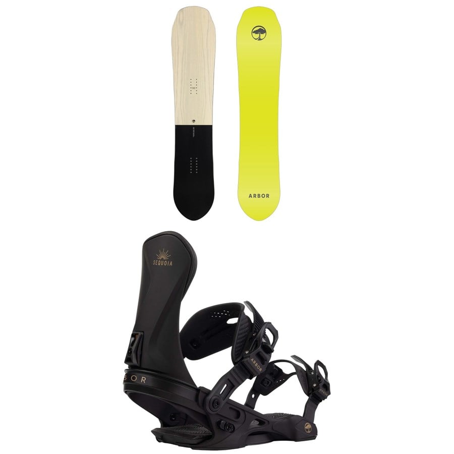 Arbor Single Snowboard + Sequoia Snowboard Bindings - Women's 2026