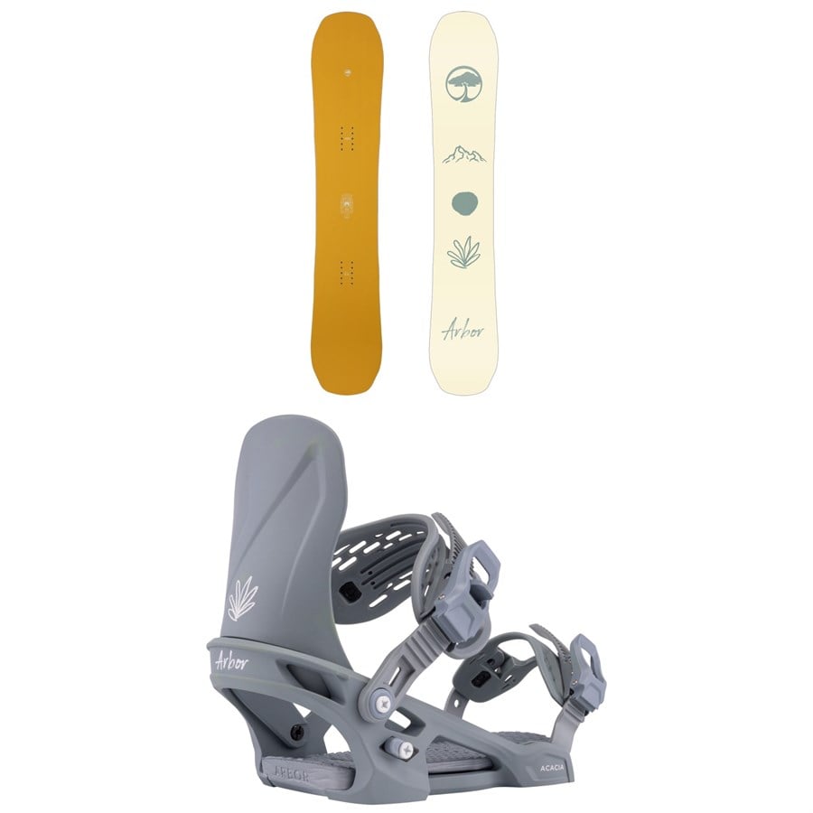 Arbor Swoon Decon Snowboard + Acacia Snowboard Bindings - Women's 2026