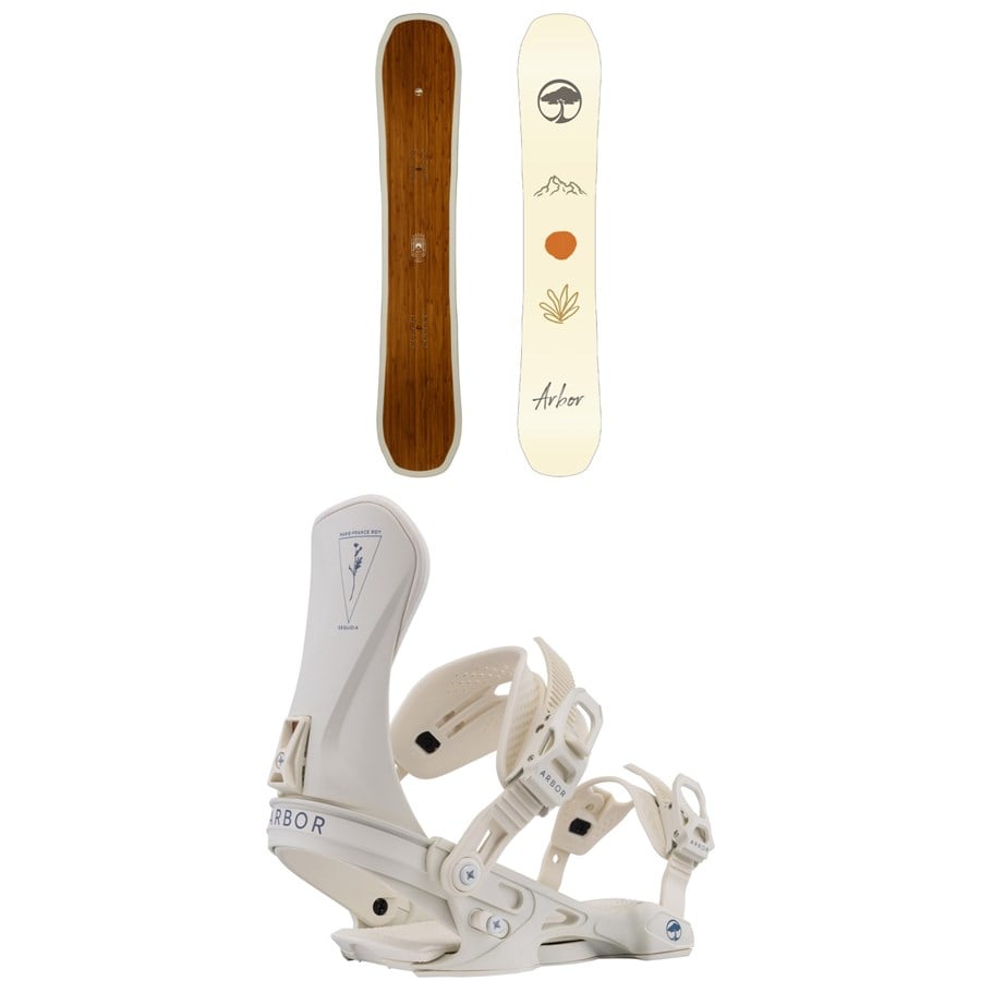 Arbor Swoon Snowboard + Sequoia Snowboard Bindings - Women's 2026