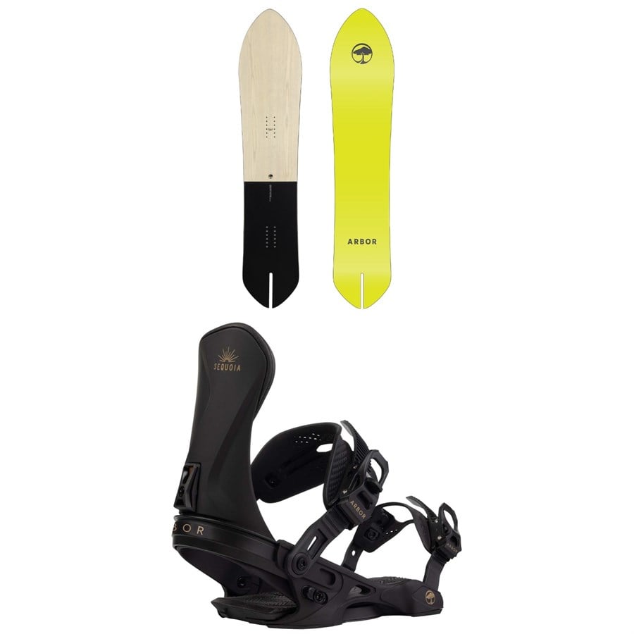 Arbor Terra Pin PFD Snowboard + Sequoia Snowboard Bindings - Women's 2026