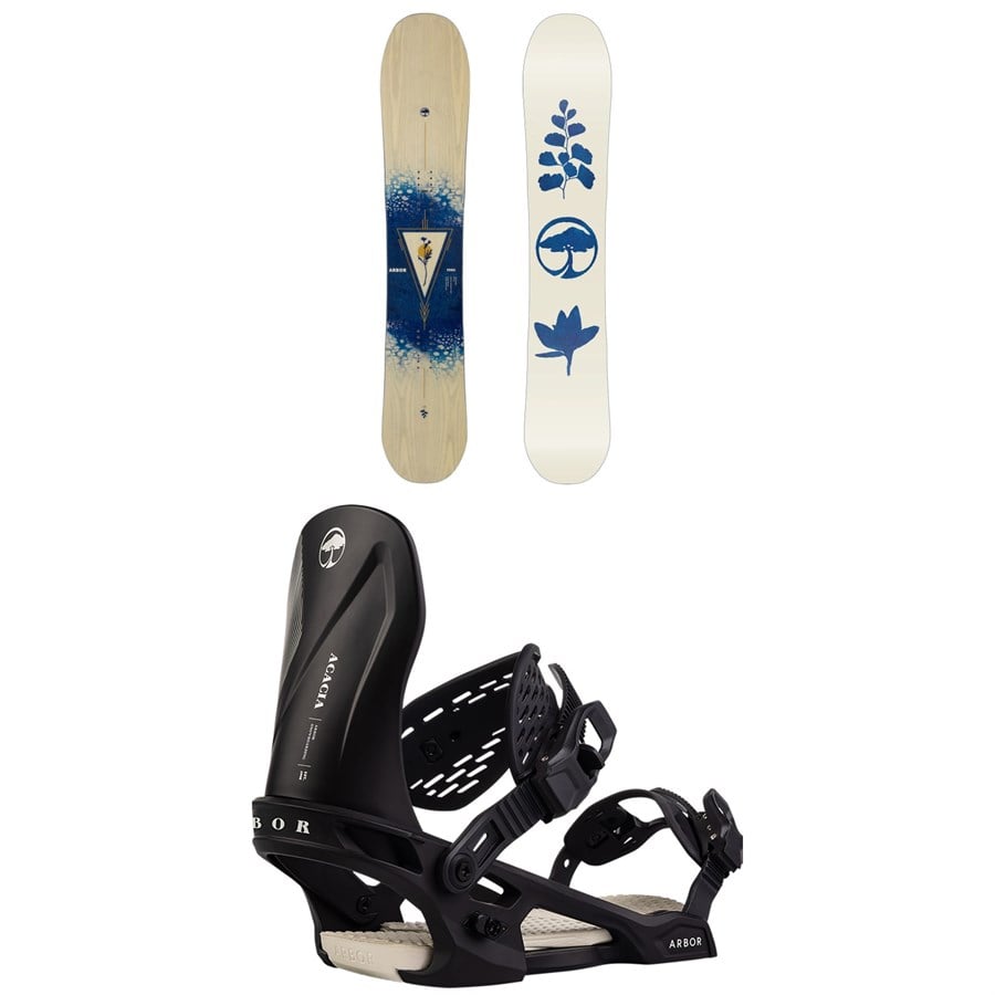 Arbor Veda Snowboard + Acacia Snowboard Bindings - Women's 2026