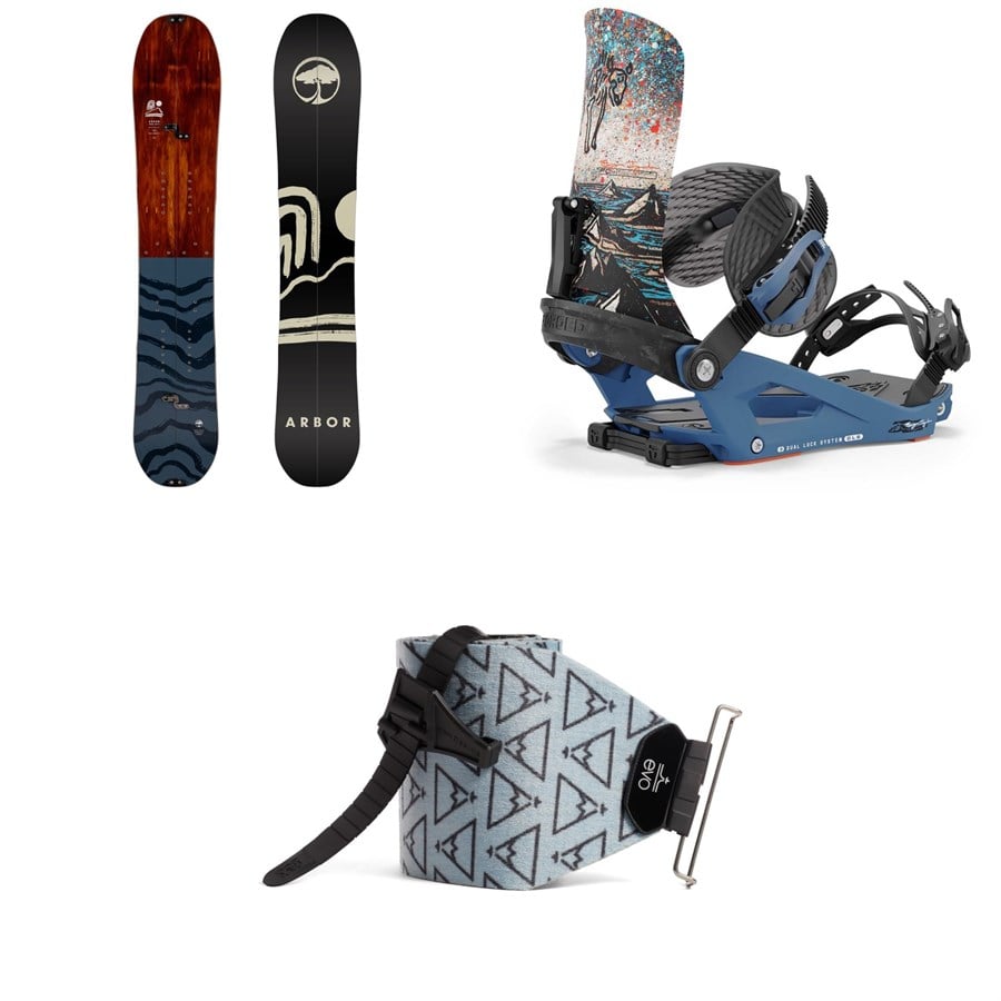 Arbor Veda Splitboard Splitboard + Union Charger Pro Splitboard Bindings + Evo X Pomoca Pro Glide Splitboard Skins