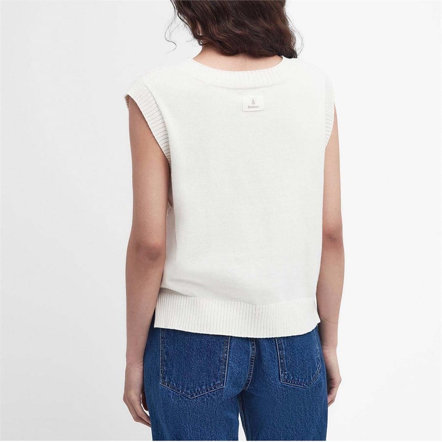 Barbour Falmouth Sleeveless Knitted Jumper Vest - Women's