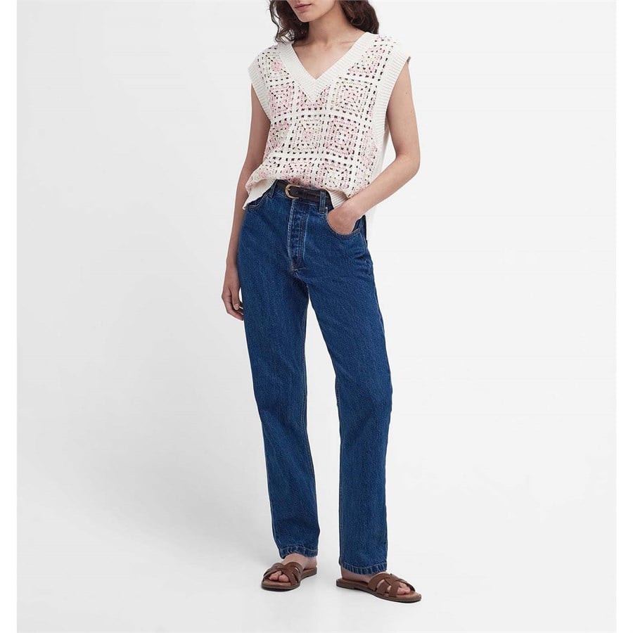 Barbour Falmouth Sleeveless Knitted Jumper Vest - Women's