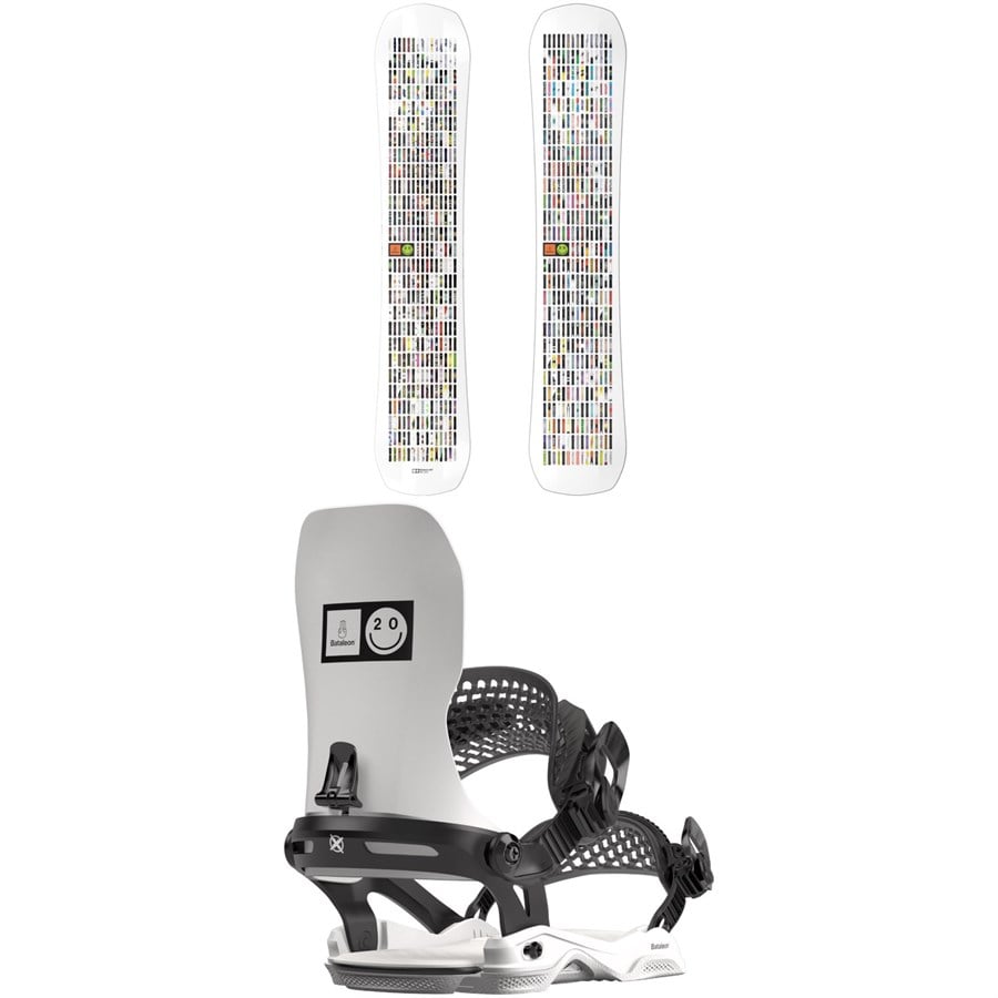 Bataleon 20Y Snowboard + 20Y Asymwrap Snowboard Bindings 2024