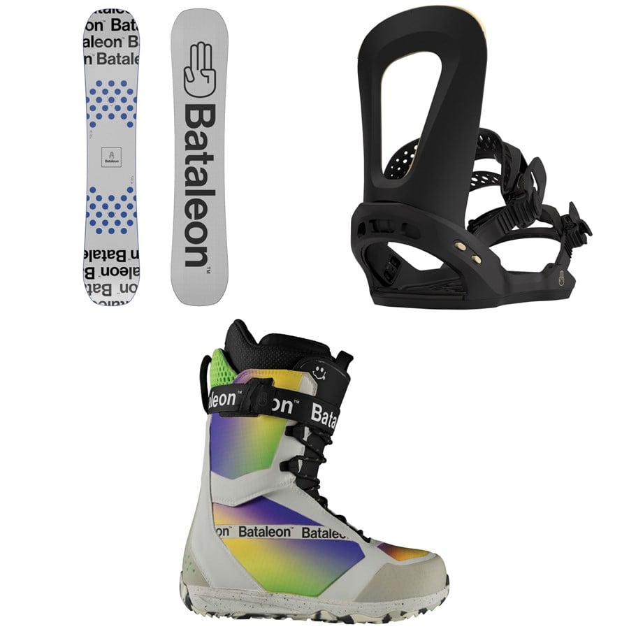 Bataleon Blow Snowboard + Blow Snowboard Bindings + Salsa Lace Snowboard Boots