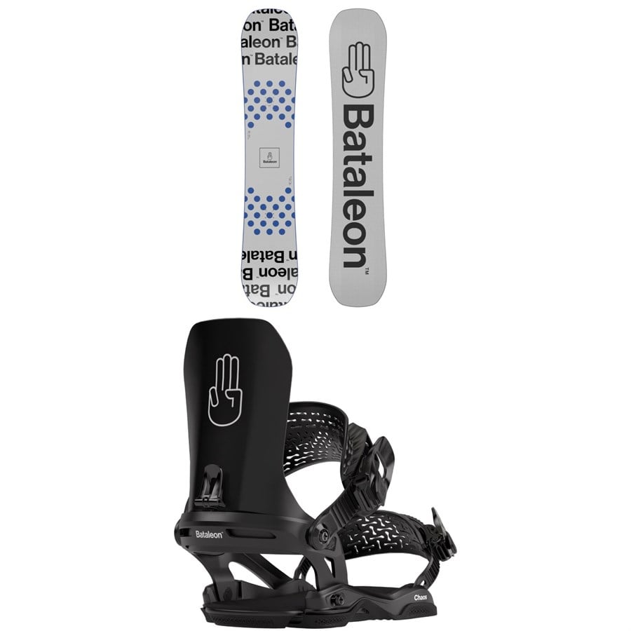 Bataleon Blow Snowboard + Chaos Asymwrap Snowboard Bindings 2025
