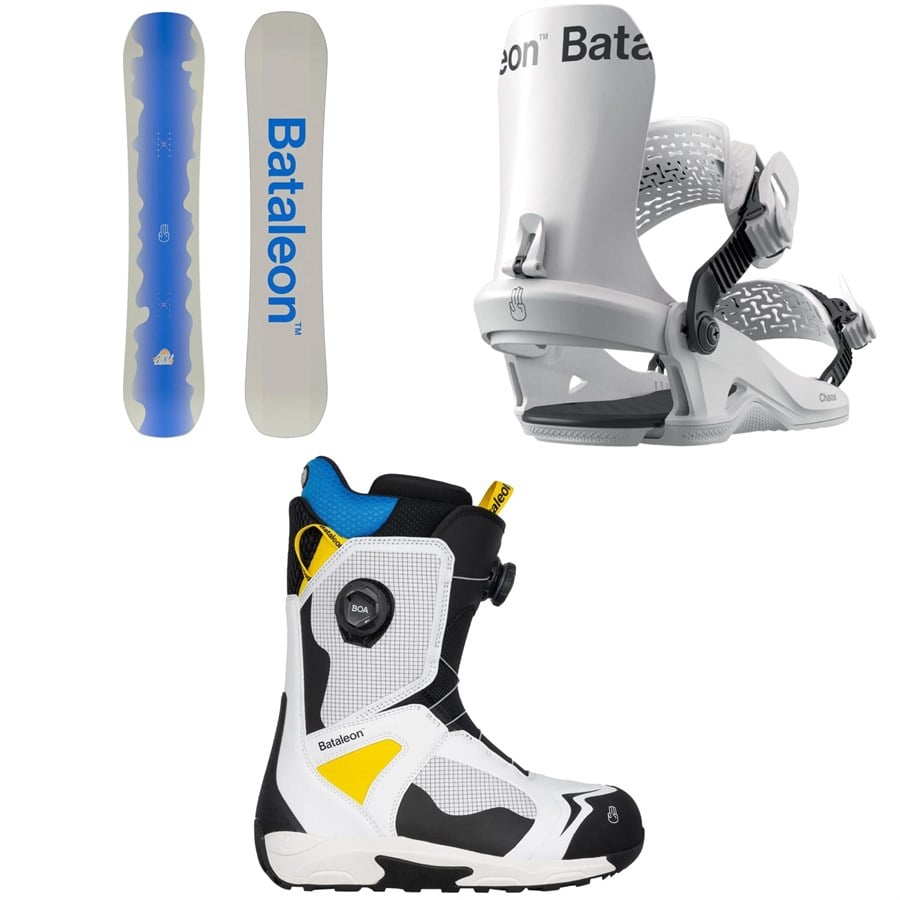 Bataleon Blow Snowboard + Chaos HW Snowboard Bindings + Rave Boa Snowboard Boots 2026