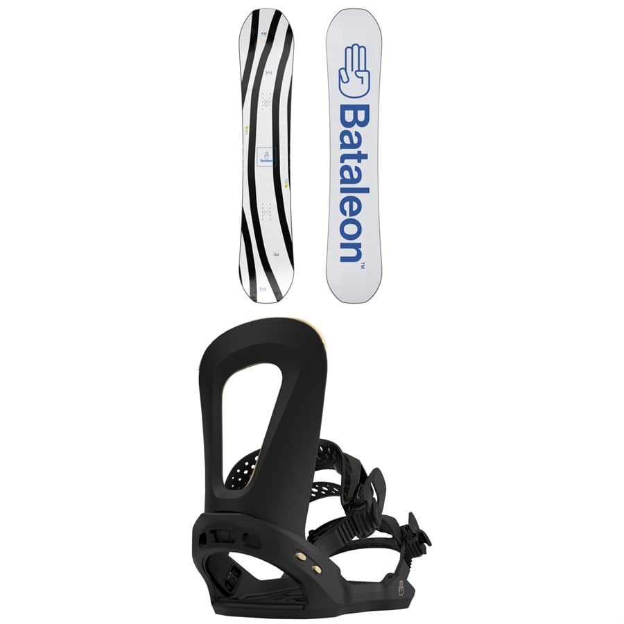 Bataleon Chaser Snowboard + Blow Snowboard Bindings