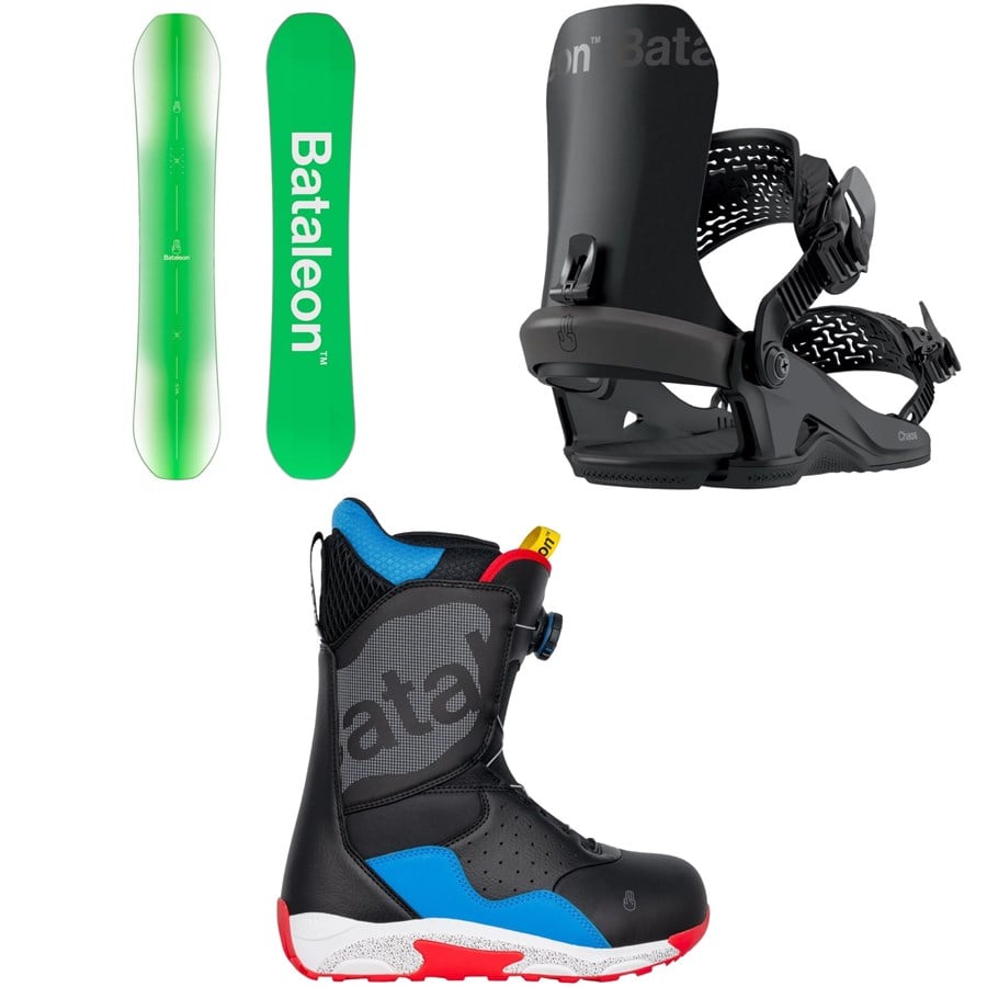 Bataleon Chaser Snowboard + Chaos HW Snowboard Bindings + Twist Boa Snowboard Boots 2026