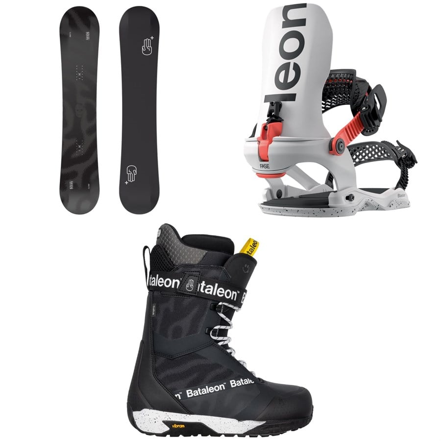 Bataleon Disaster+ Snowboard + Blaster AW Fase Snowboard Bindings + Salsa Lace Snowboard Boots 2026