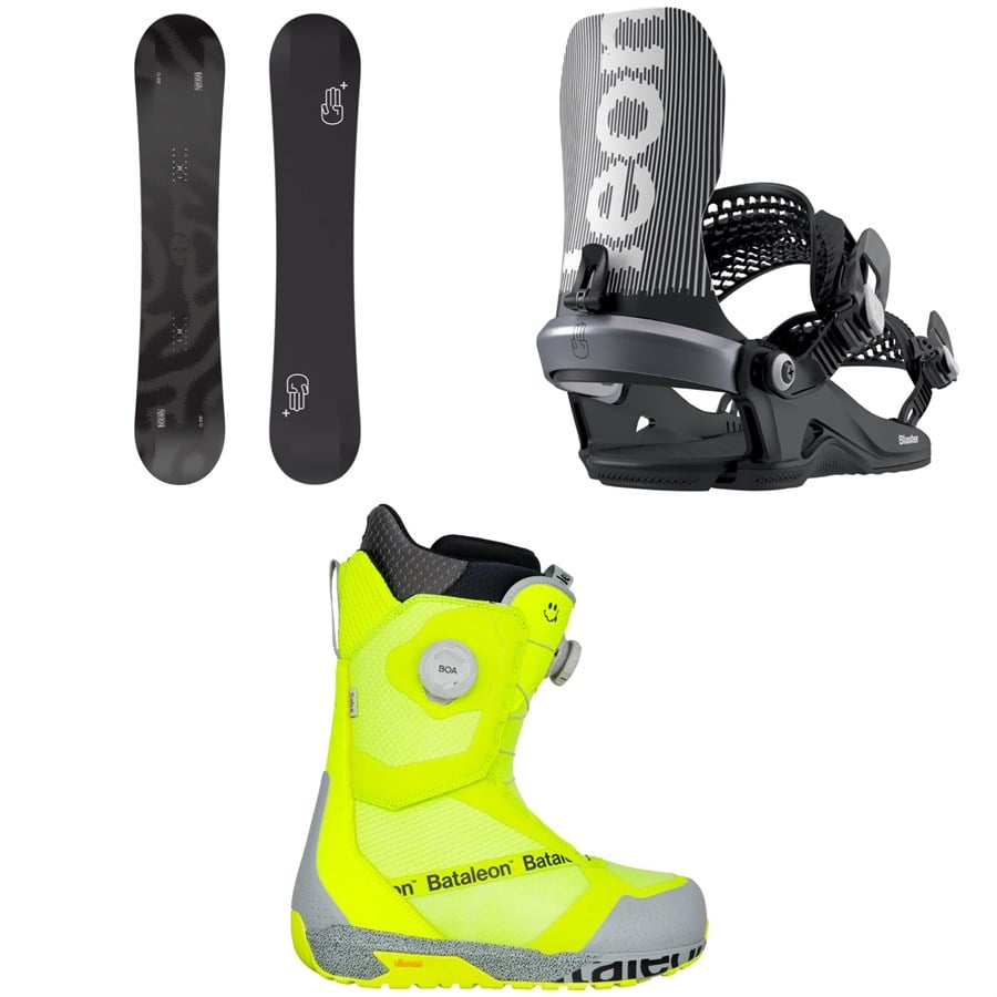 Bataleon Disaster+ Snowboard + Blaster HW Snowboard Bindings + Salsa Boa Snowboard Boots 2026
