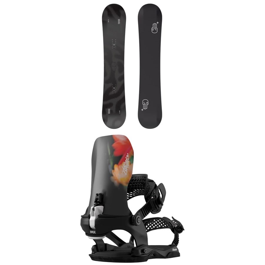 Bataleon Disaster+ Snowboard + Blaster Pro AW Fase Snowboard Bindings 2026