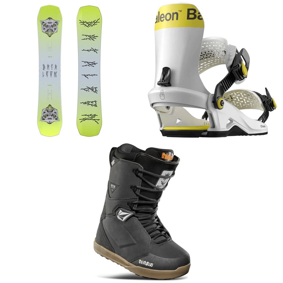 Bataleon Disaster Snowboard + Chaos Heelwrap Snowboard Bindings + Thirtytwo Lashed X Volcom Snowboard Boots 2025