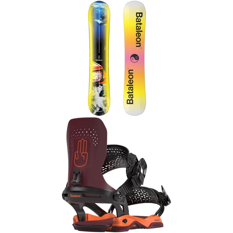 Bataleon Distortia Snowboard + Donna Snowboard Bindings - Women's 2024