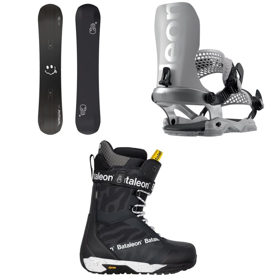 Bataleon Evil Twin+ Snowboard + Blaster AW Snowboard Bindings + Salsa Lace Snowboard Boots 2026