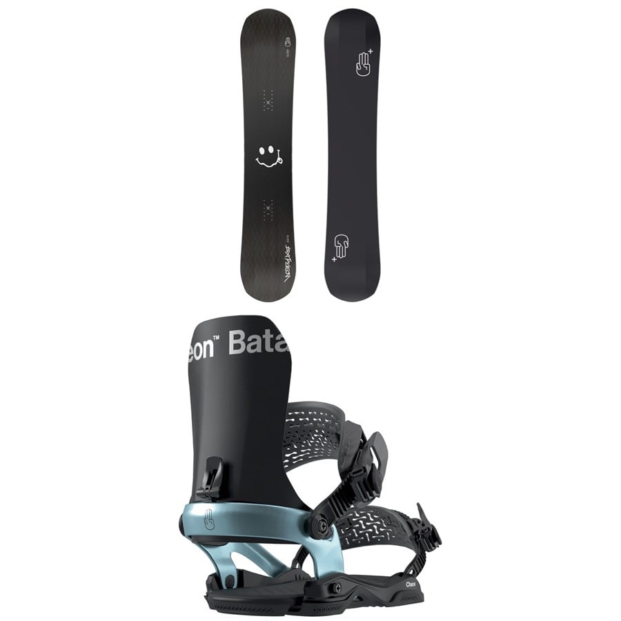 Bataleon Evil Twin+ Snowboard + Chaos AW Snowboard Bindings 2026