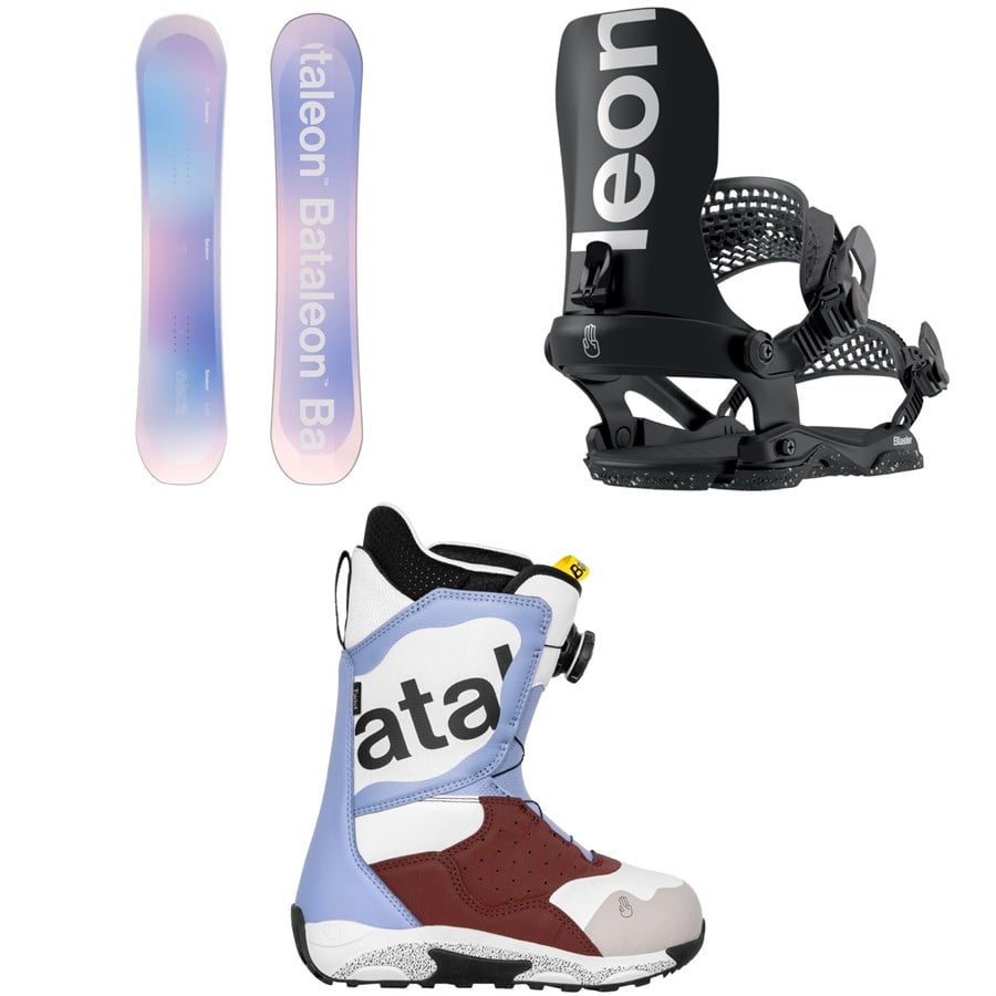 Bataleon Feelbetter Snowboard + Blaster AW Fase Snowboard Bindings + Twist Boa Snowboard Boots - Women's 2026