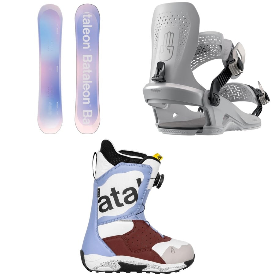 Bataleon Feelbetter Snowboard + Donna HW Snowboard Bindings + Twist Boa Snowboard Boots - Women's 2026