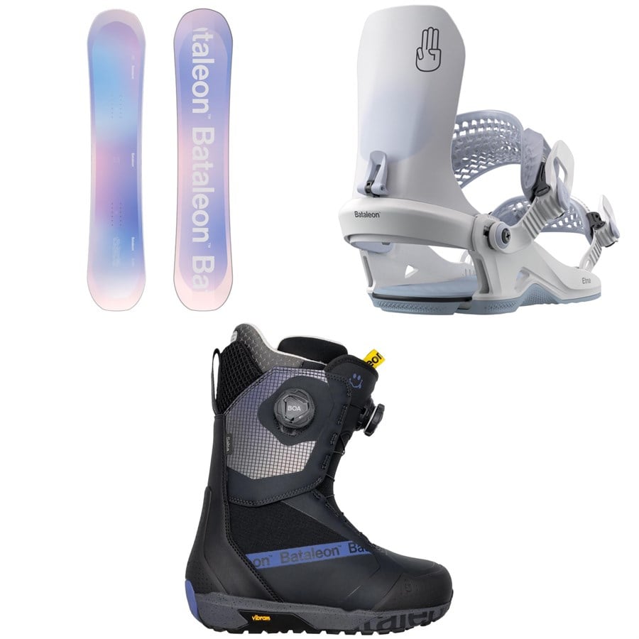 Bataleon Feelbetter Snowboard + Etna HW Snowboard Bindings + Salsa Boa Snowboard Boots - Women's 2026